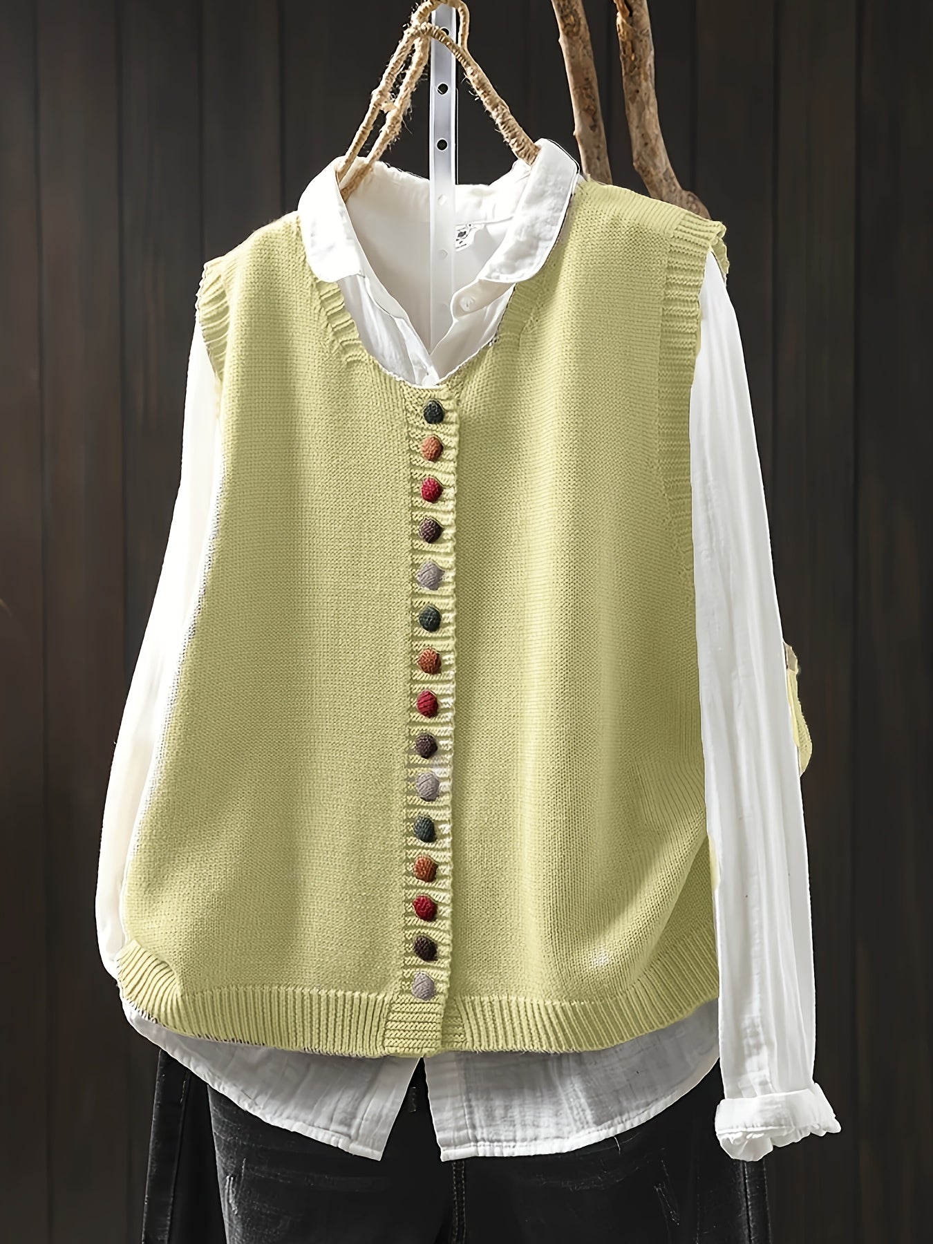 olivia™ | Sleeveless Knitted Vest