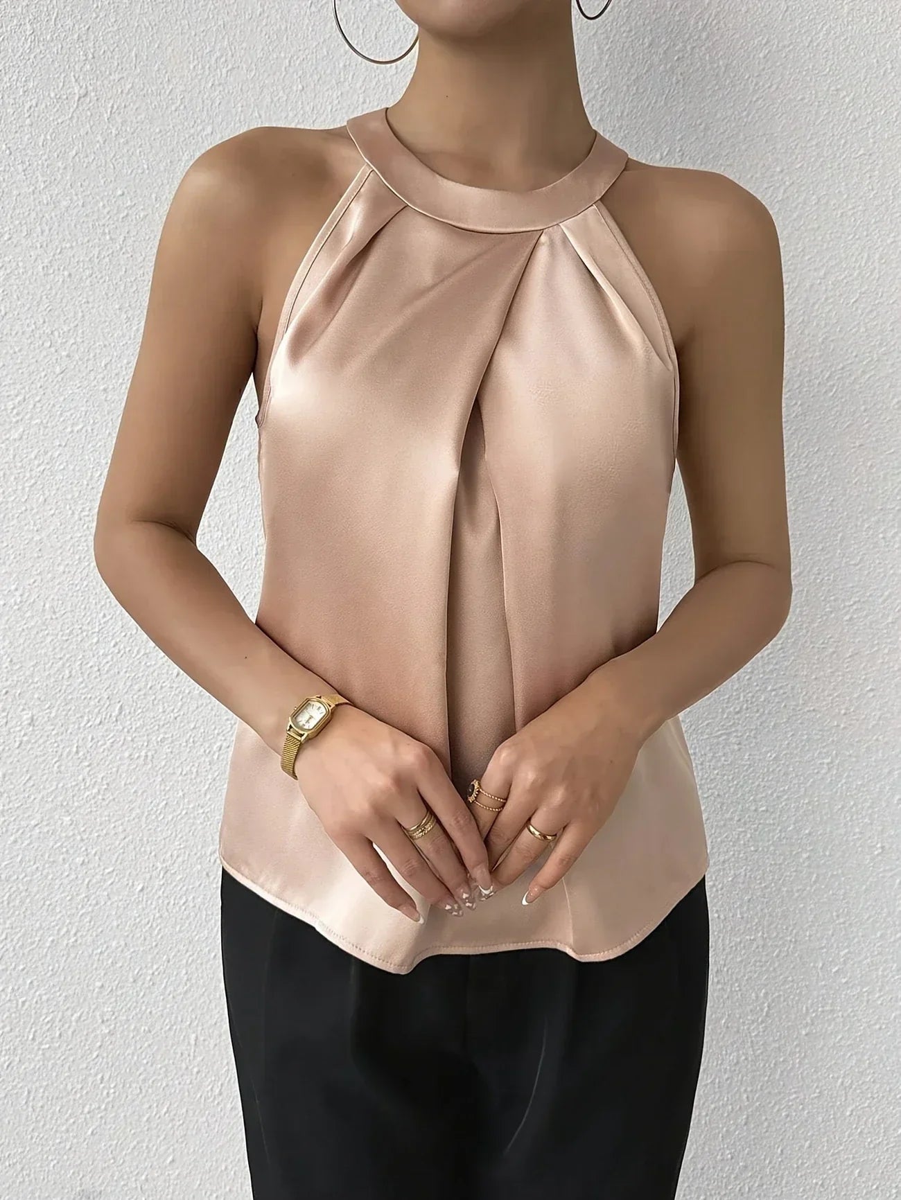 Cerys | Elegant Sleeveless Blouse