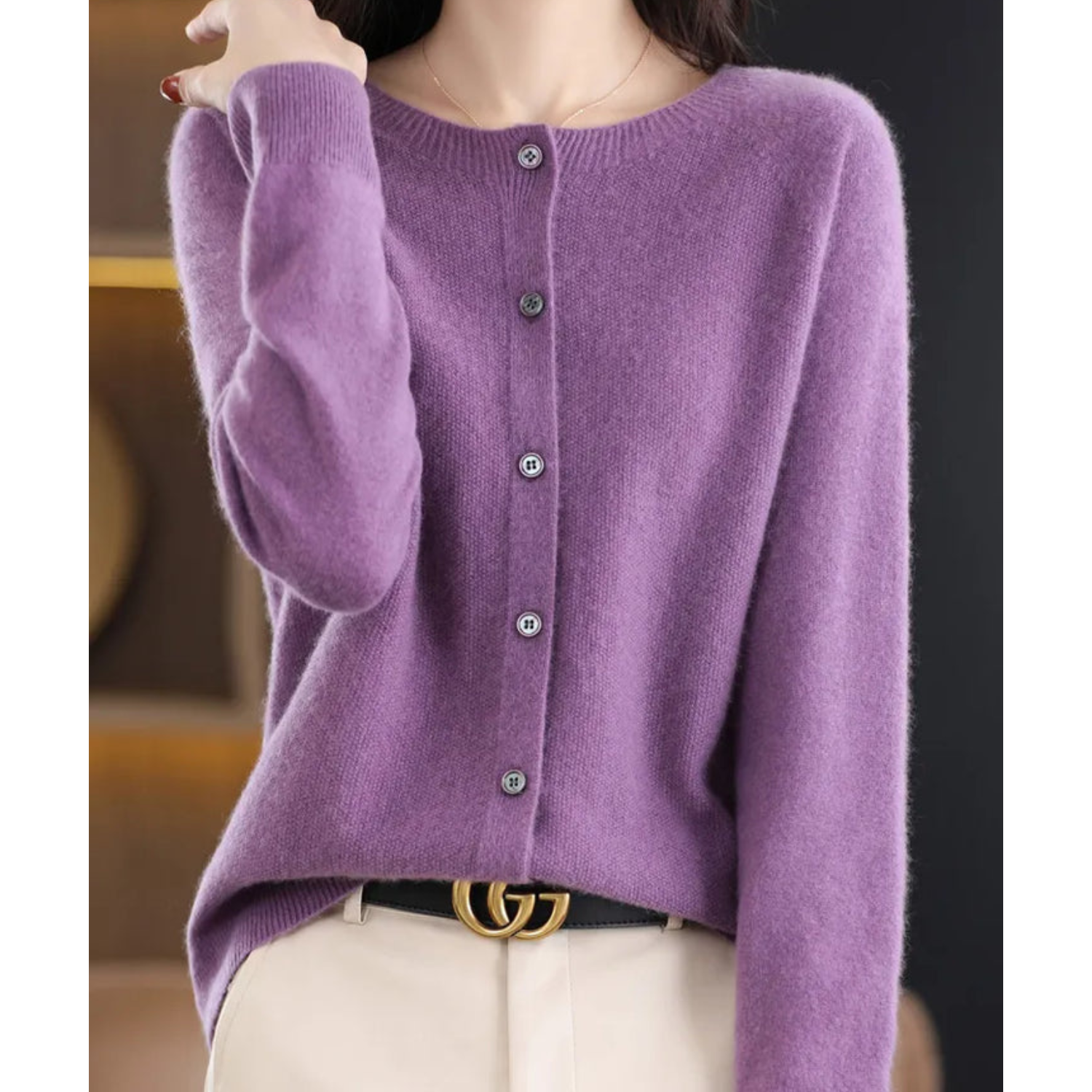 Olivia | Classic Merino Wool Sweater
