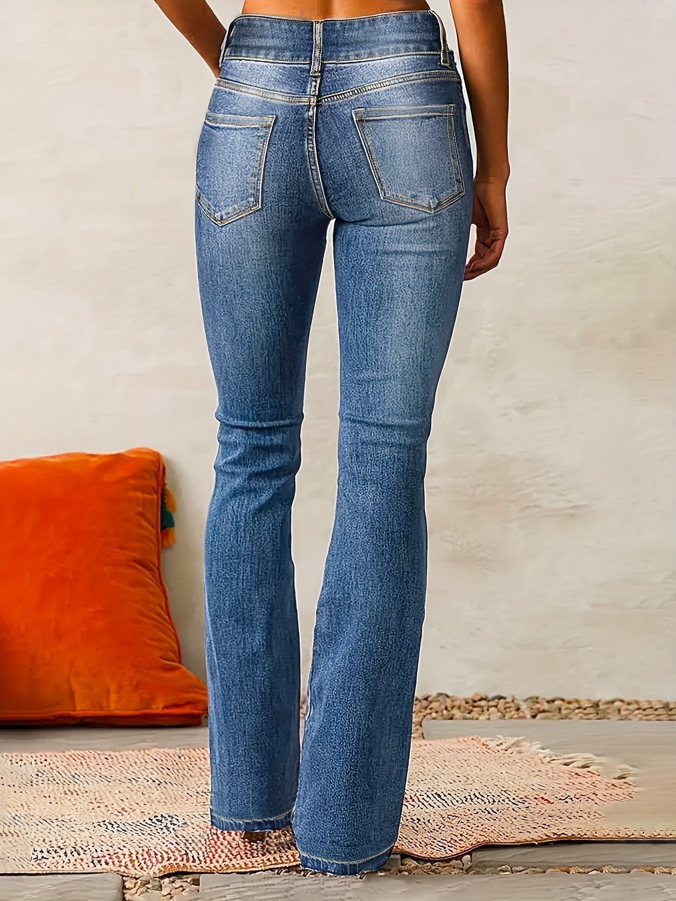 Marylène™ – High-waisted flared jeans