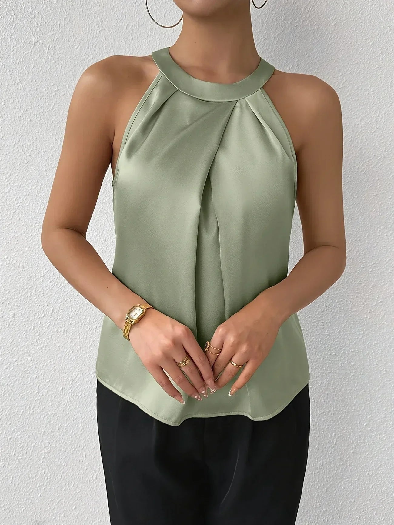 Cerys | Elegant Sleeveless Blouse