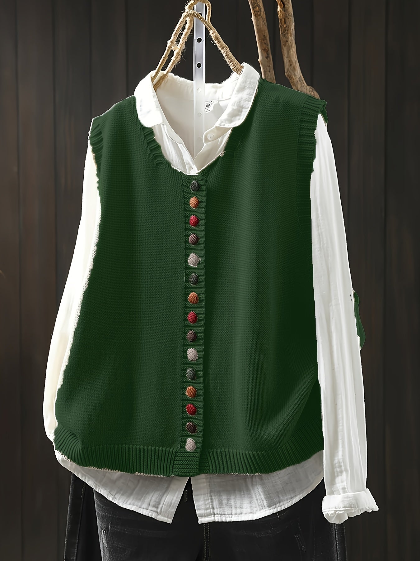 olivia™ | Sleeveless Knitted Vest