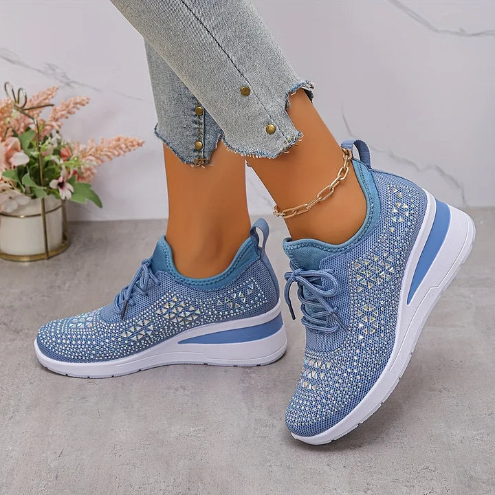 Giselle™ | Orthopedic Rhinestone Sneakers