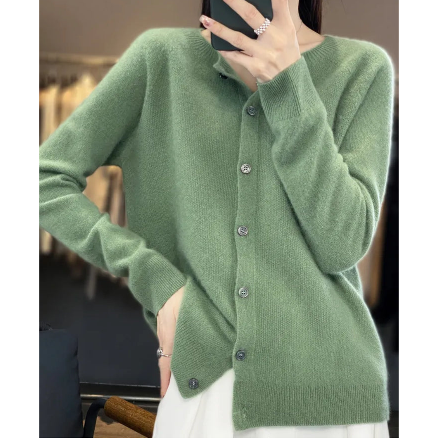 Olivia | Classic Merino Wool Sweater