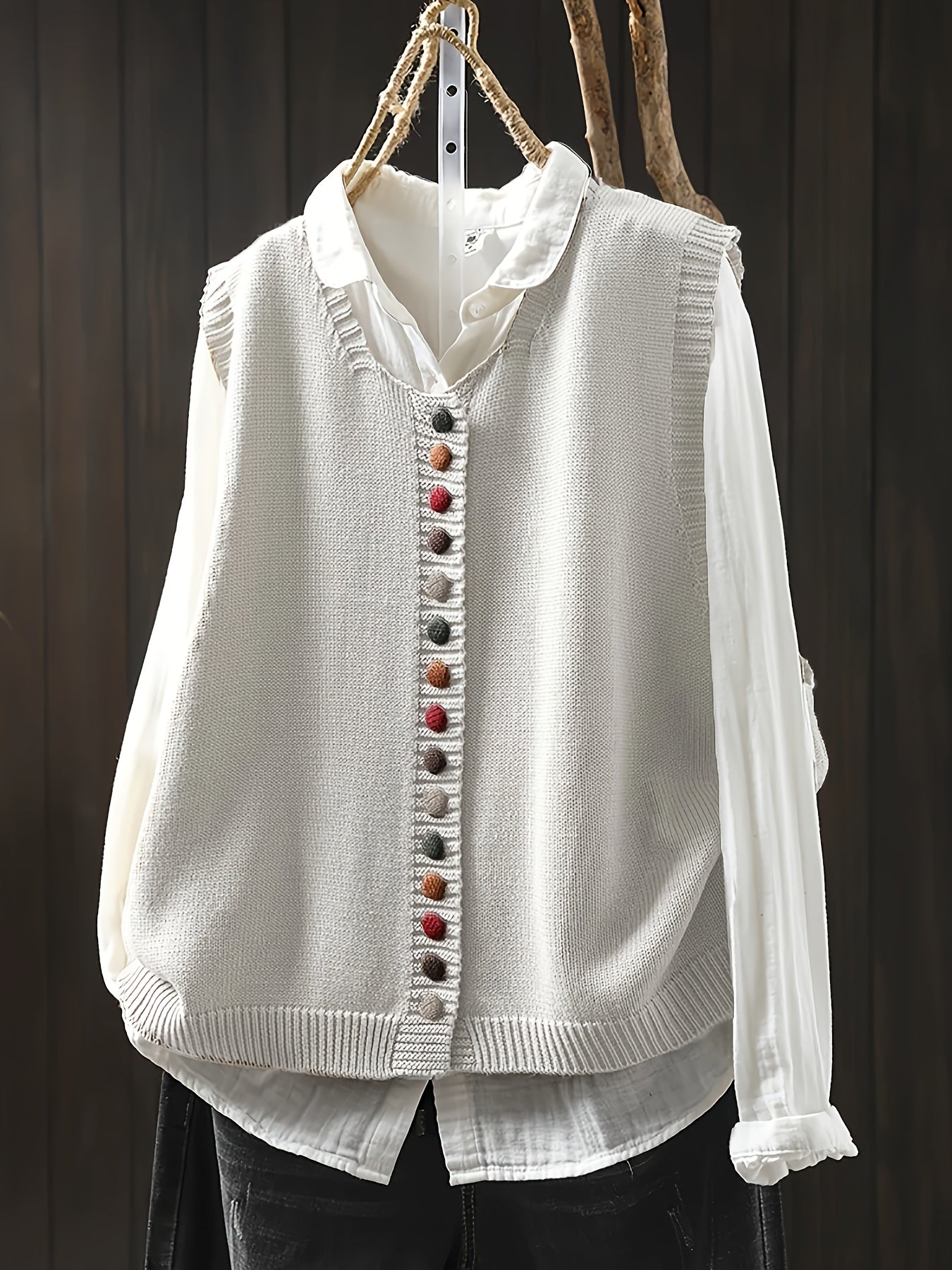olivia™ | Sleeveless Knitted Vest