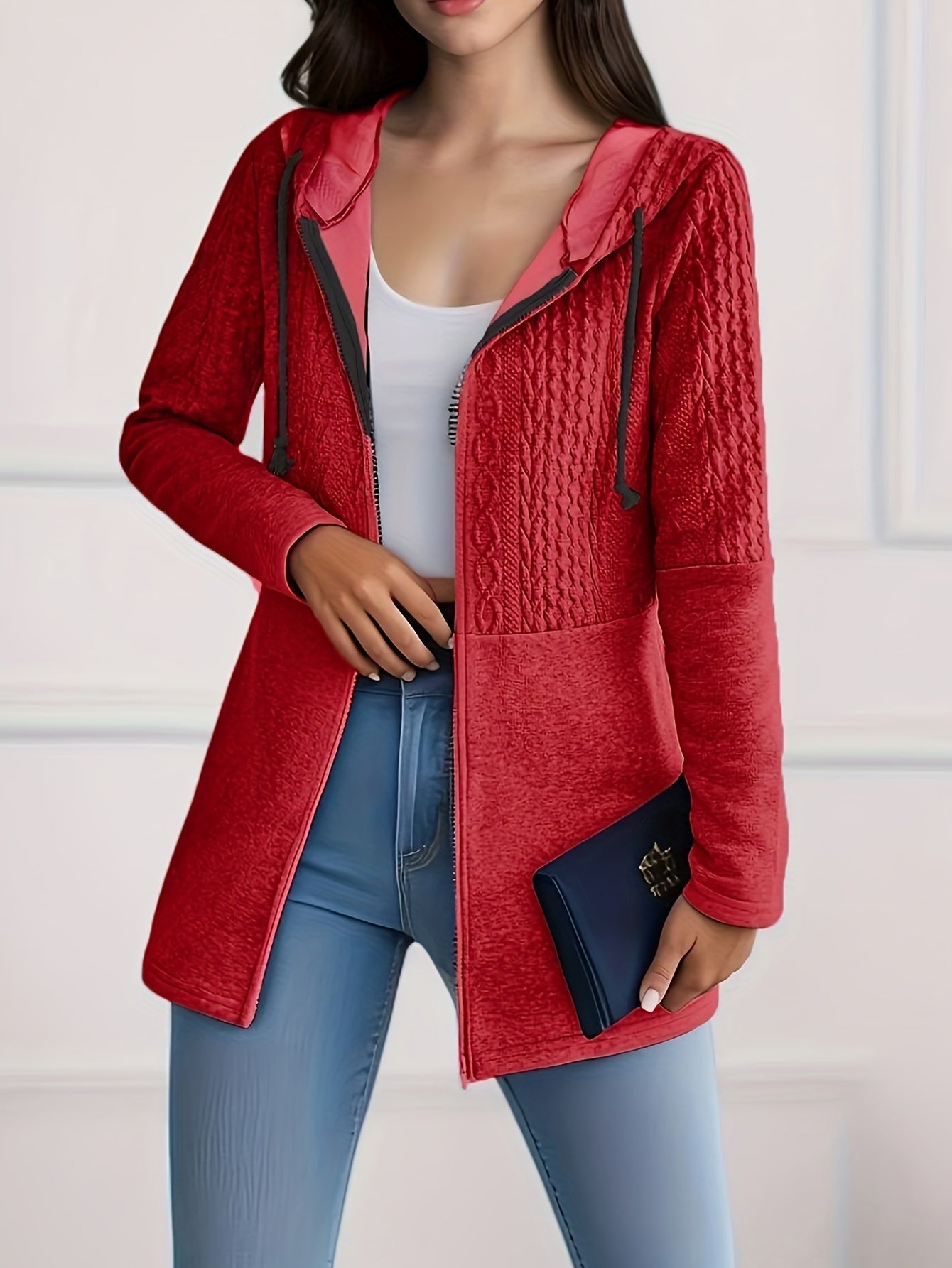 Luna | Knitted Hoodie Jacket