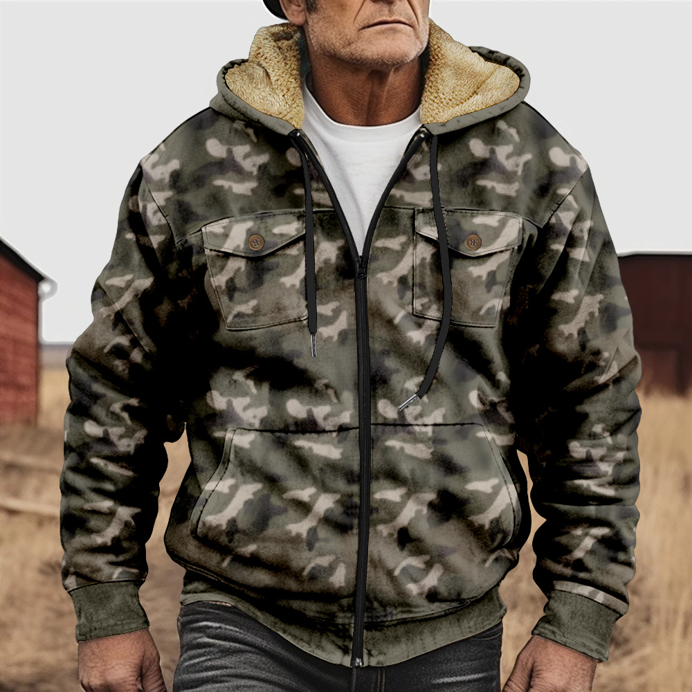 Axton | Durable Camo Outdoor Jacket