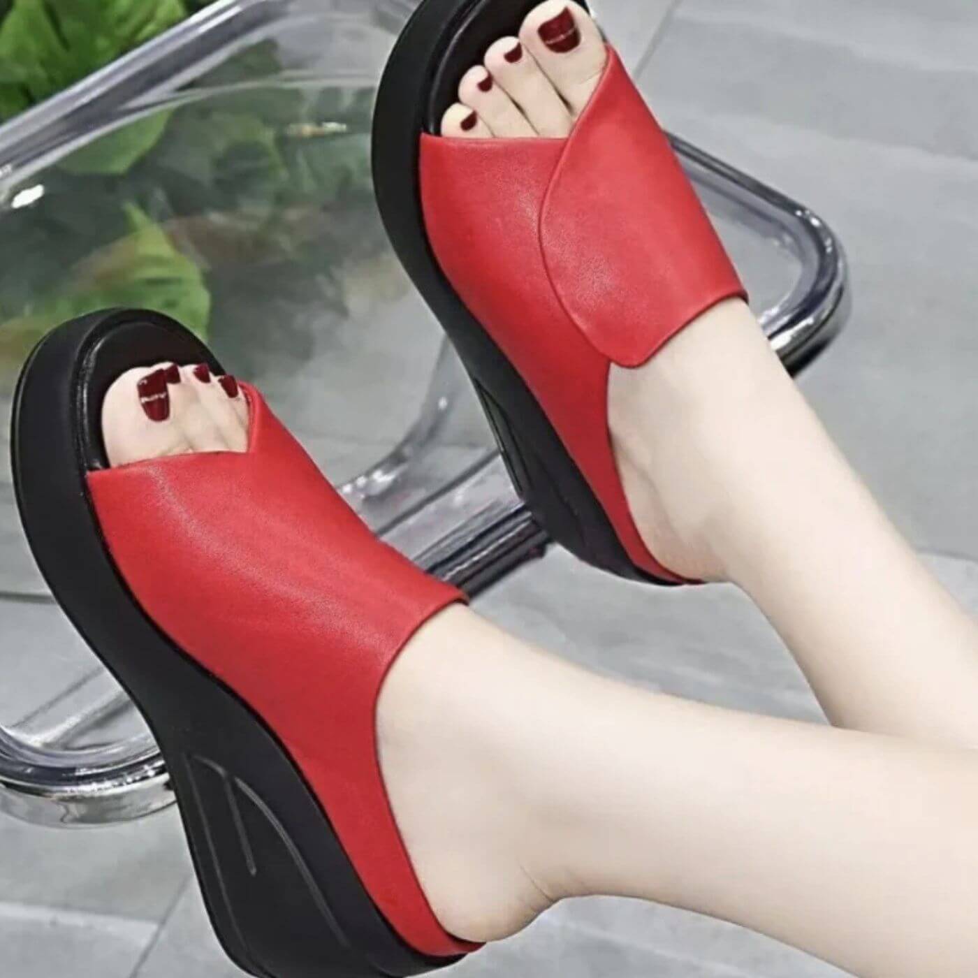 Eliza™ | Orthopedic Slip-on Wedge Sandals