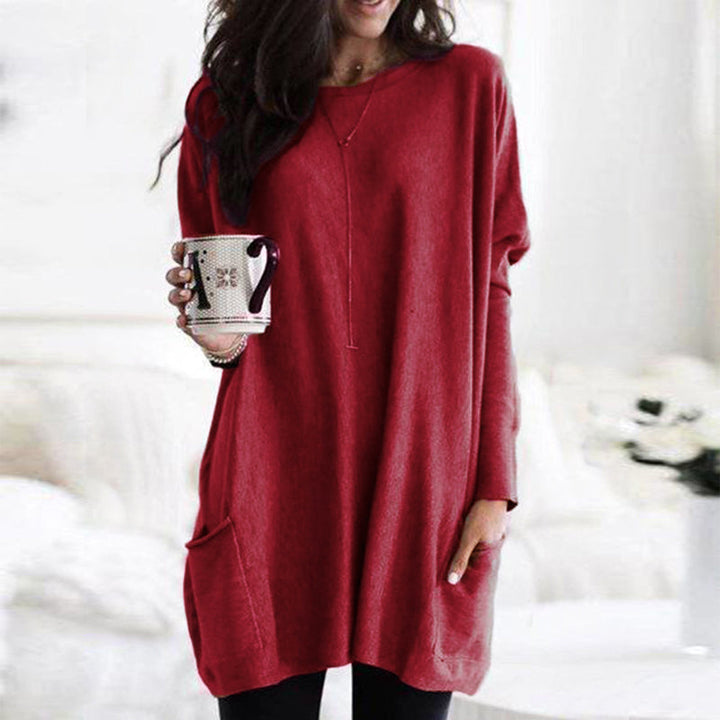 Loren™ | Soft tunic sweater with practical pockets