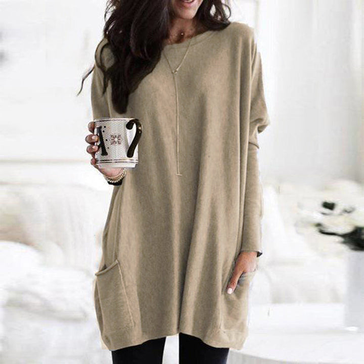 Loren™ | Soft tunic sweater with practical pockets