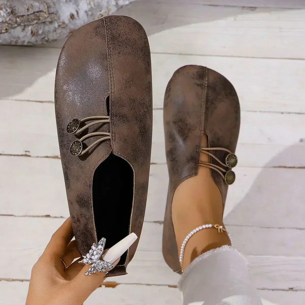Lydia | Soft Suede Orthopedic Slippers
