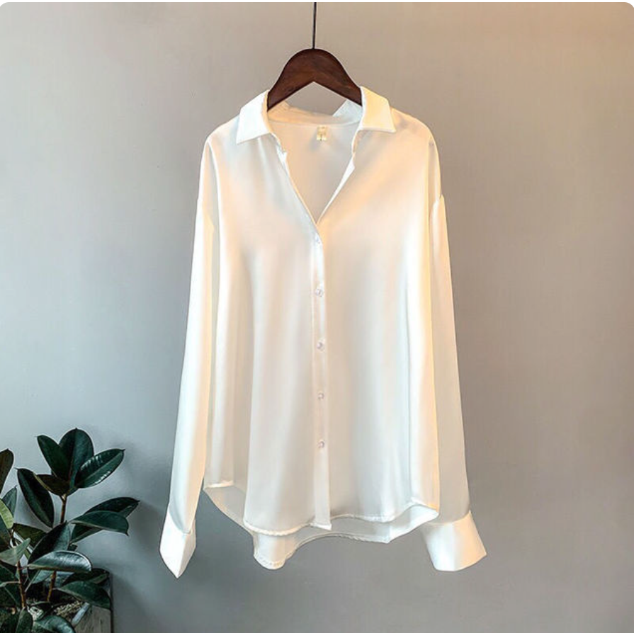 Ava™ | Elegant Satin Blouse