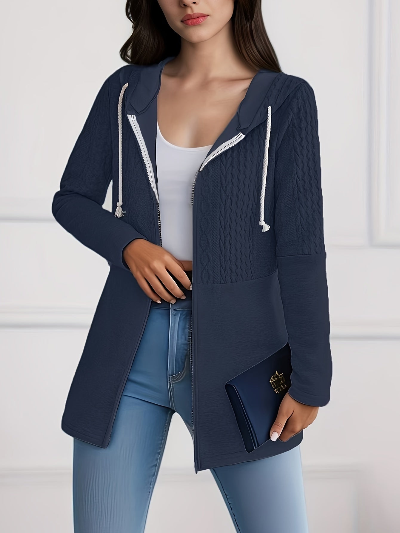 Luna | Knitted Hoodie Jacket