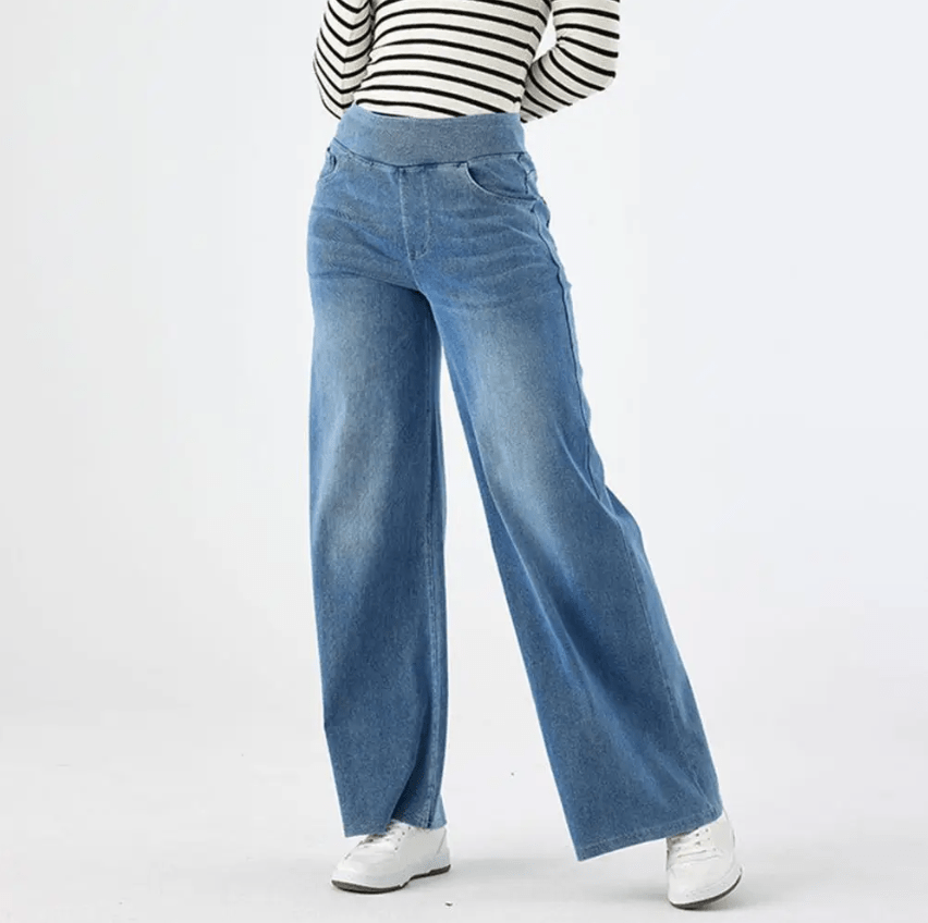 Emily – Comfortable Pants with Elastic Waistband