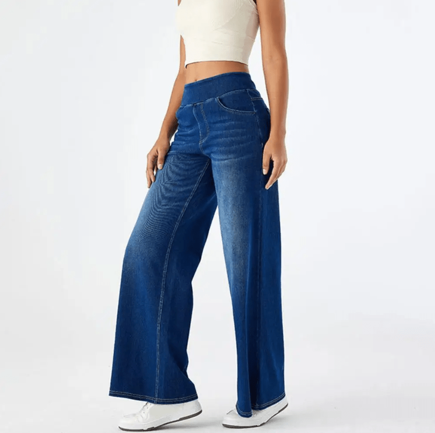Emily – Comfortable Pants with Elastic Waistband