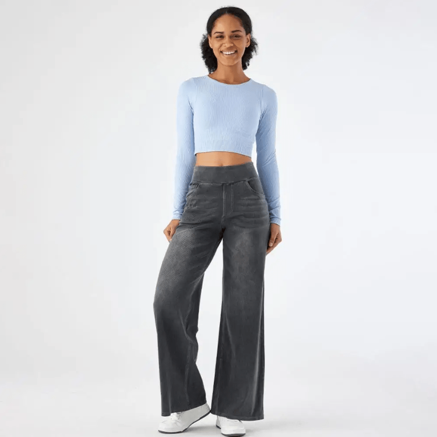 Emily – Comfortable Pants with Elastic Waistband
