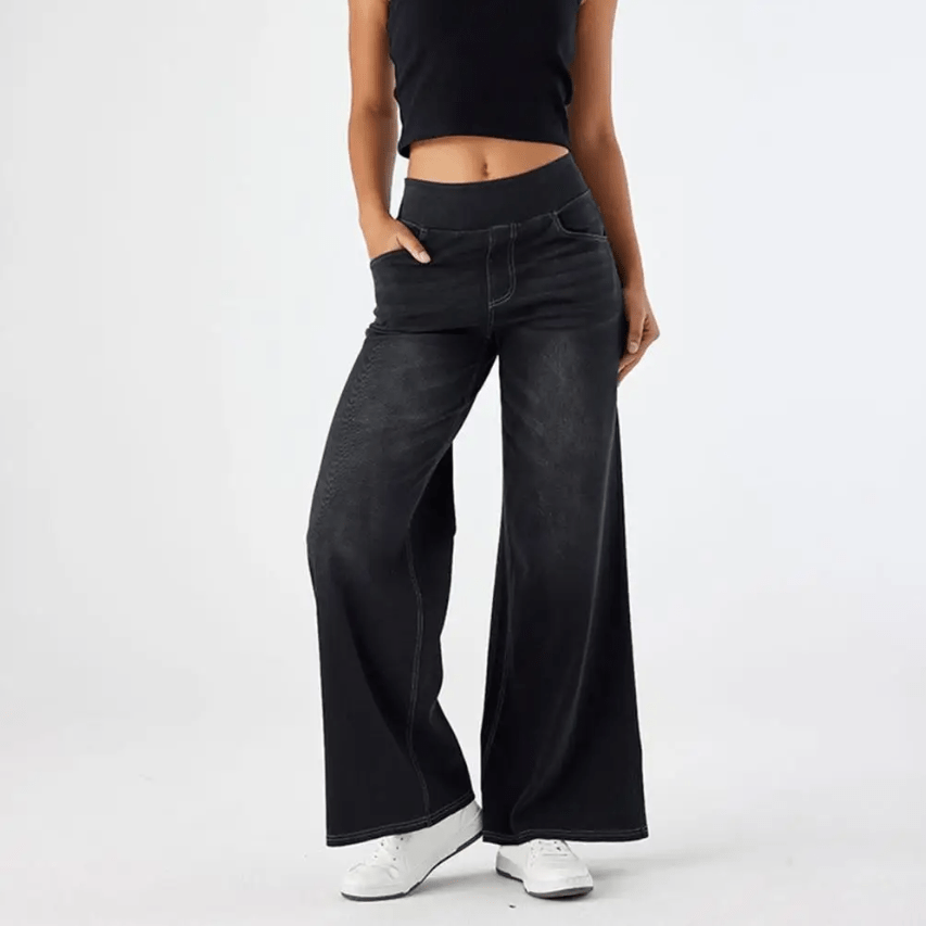 Emily – Comfortable Pants with Elastic Waistband