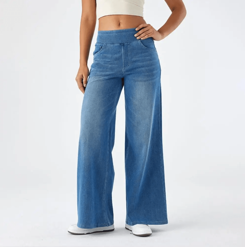 Emily – Comfortable Pants with Elastic Waistband