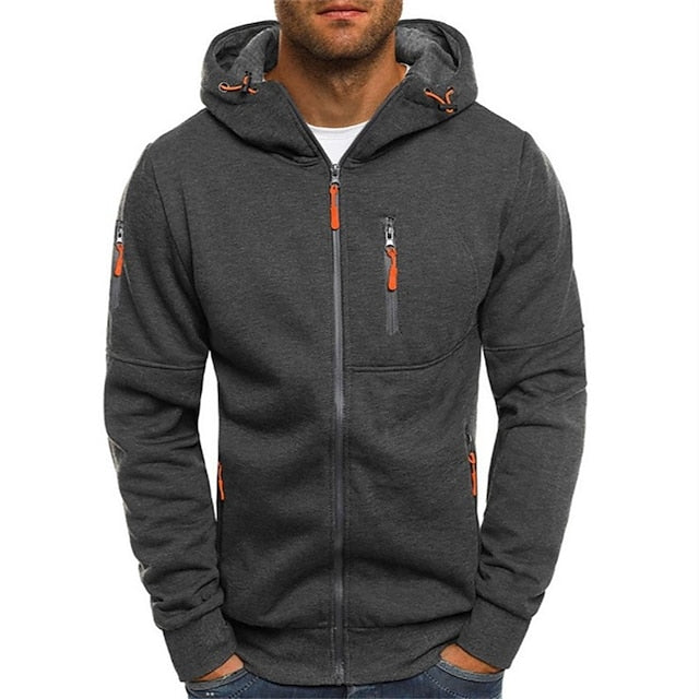 Mordane | Simply Hooded Zip-Up Jacket