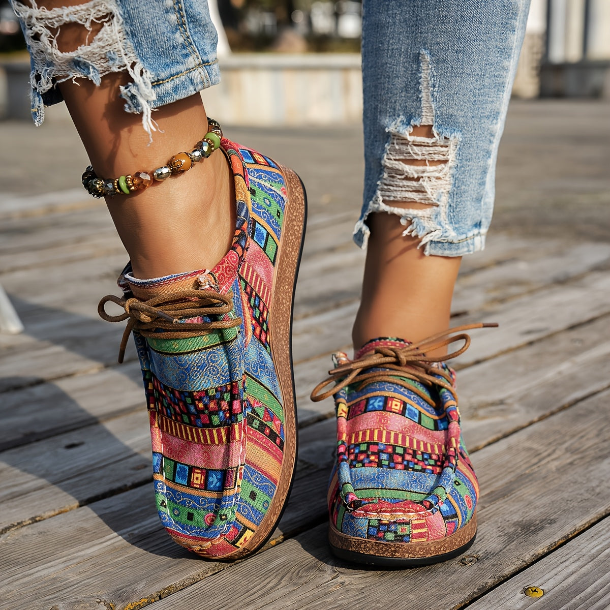 HappyWalk™ | Colorful Retro Shoes