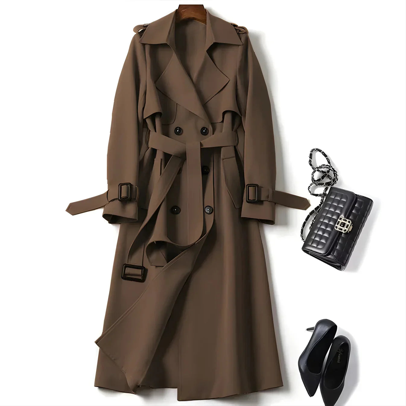 Vespara – Elegant Trench Coat