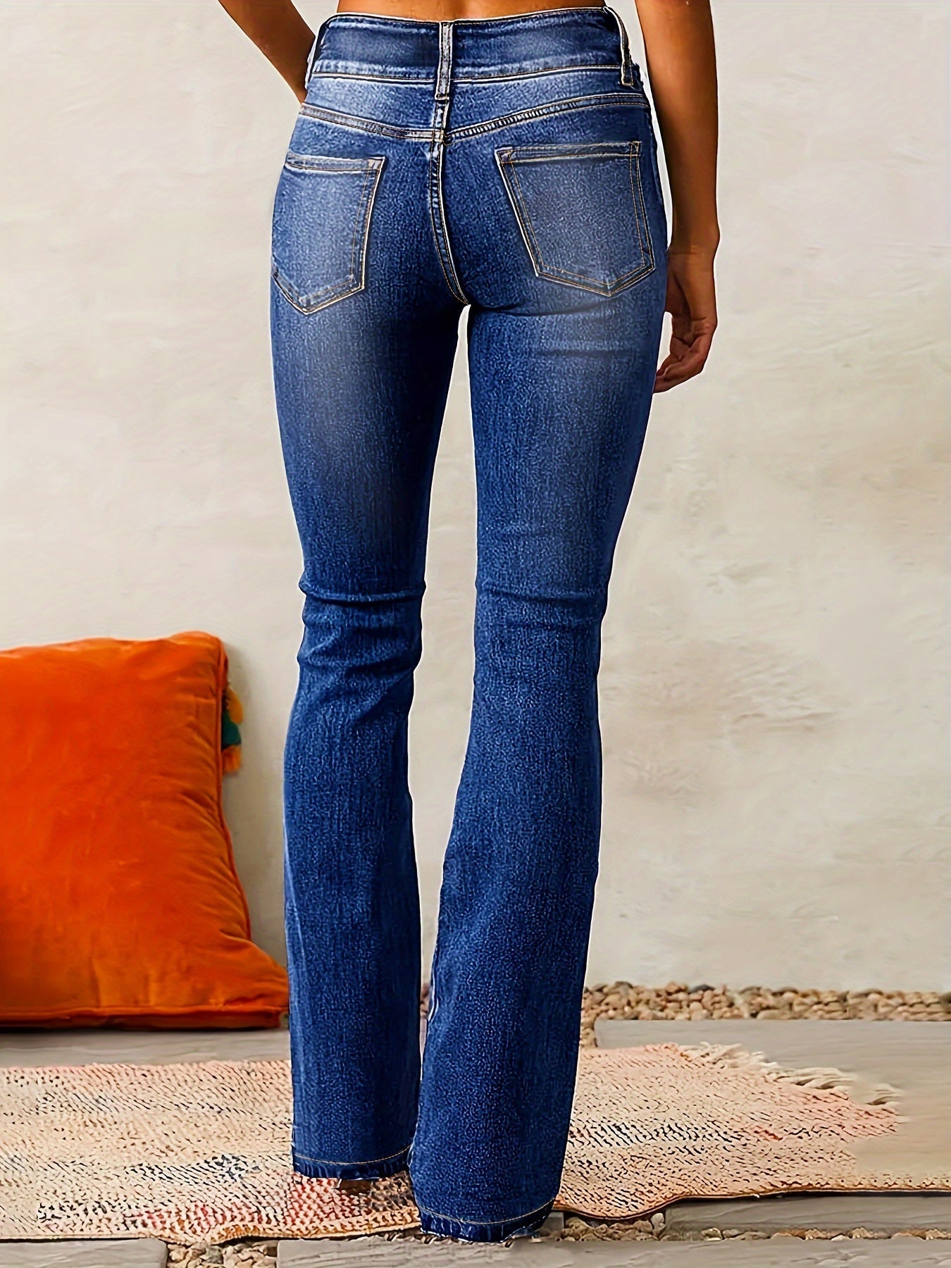 Marylène™ – High-waisted flared jeans