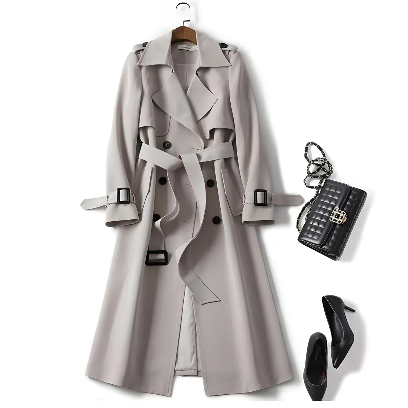 Vespara – Elegant Trench Coat