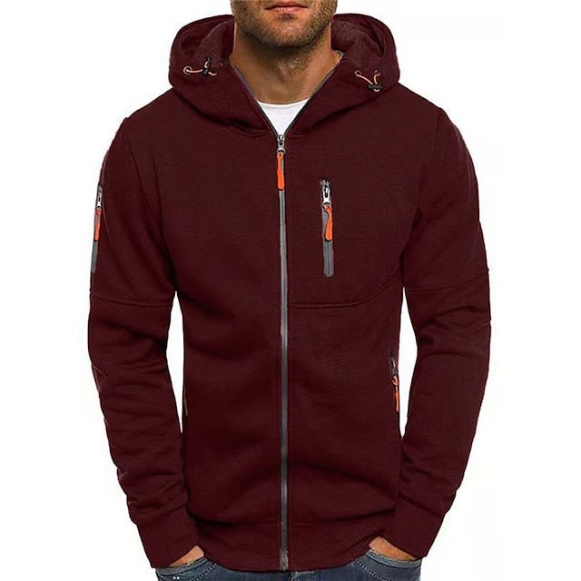 Mordane | Simply Hooded Zip-Up Jacket