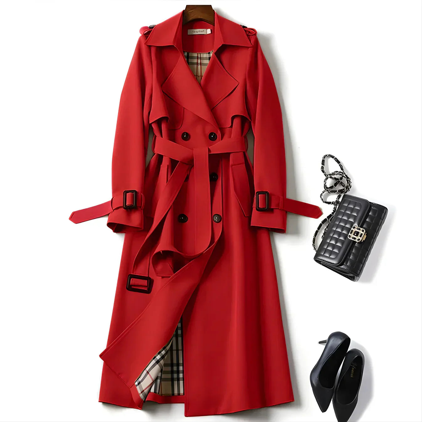 Vespara – Elegant Trench Coat