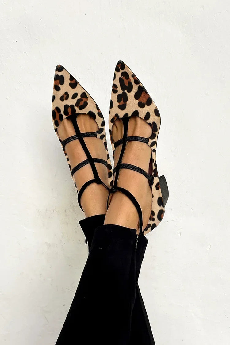 Zara | Chic Leopard Ballet Heels