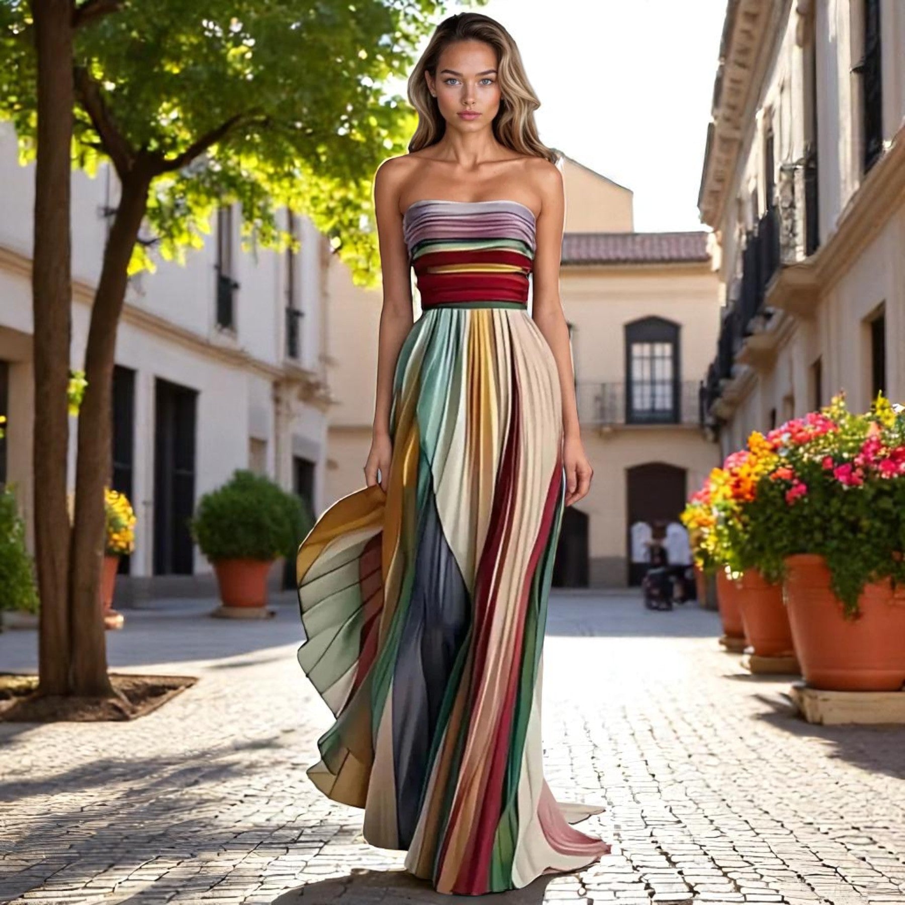Maya™ | Colorful Summer Dress