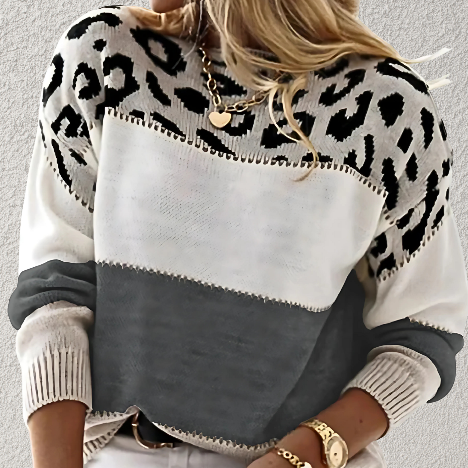 Emma - Leopard Print Sweater