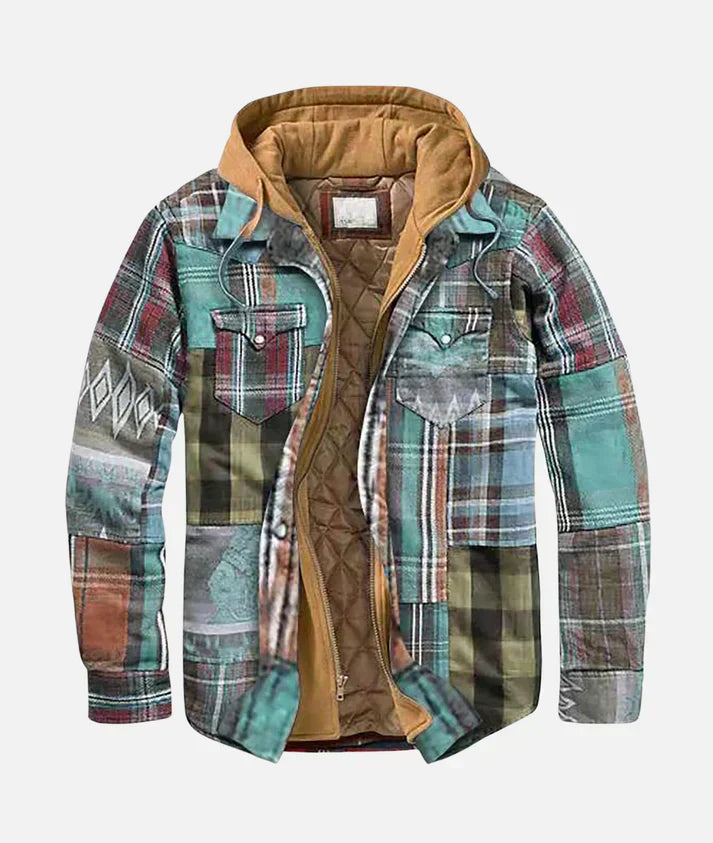 Drystan | Casual Patchwork Plaid Jacket