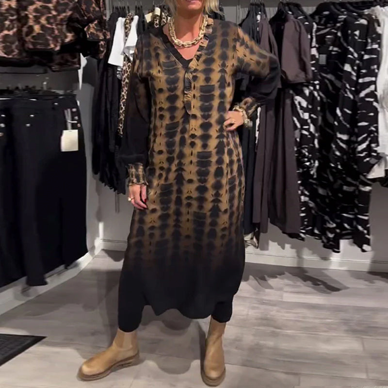 SOLÉA™ | Elegant Gradient Maxi Dress