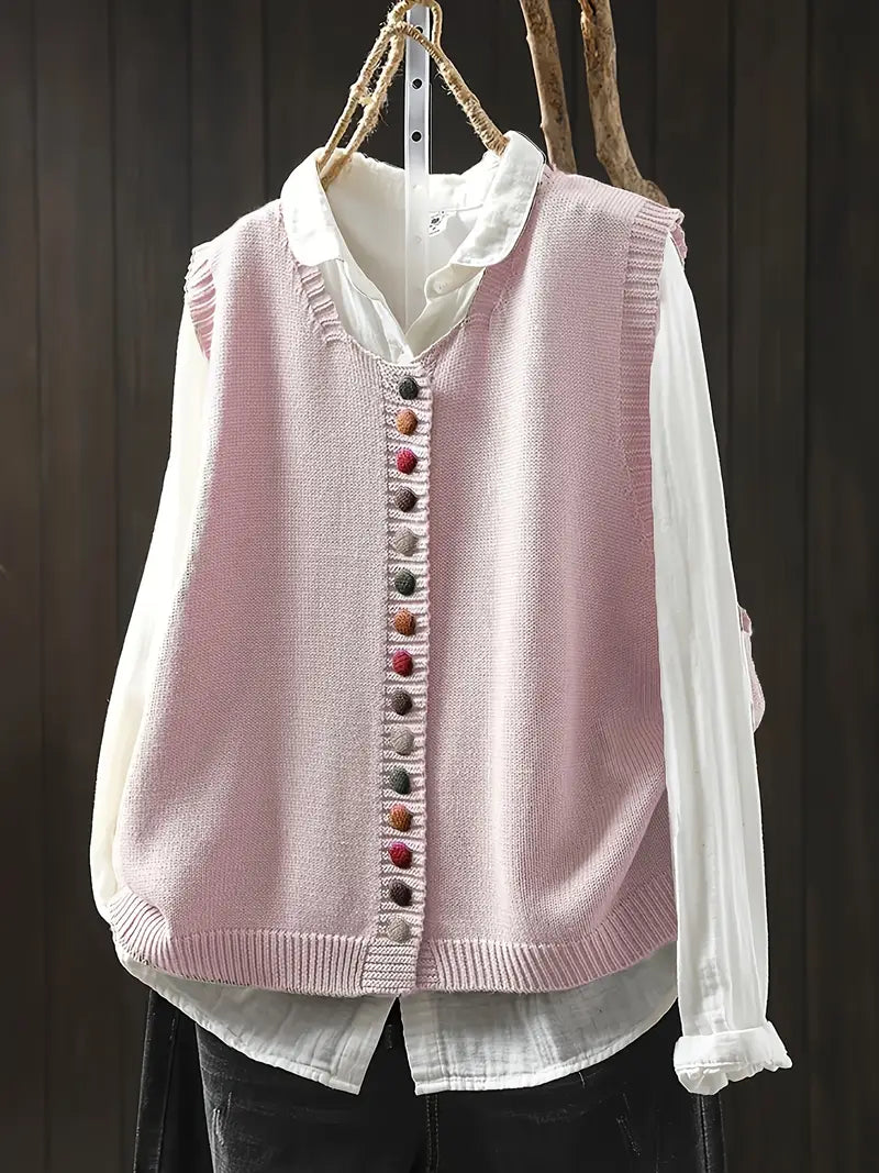 olivia™ | Sleeveless Knitted Vest