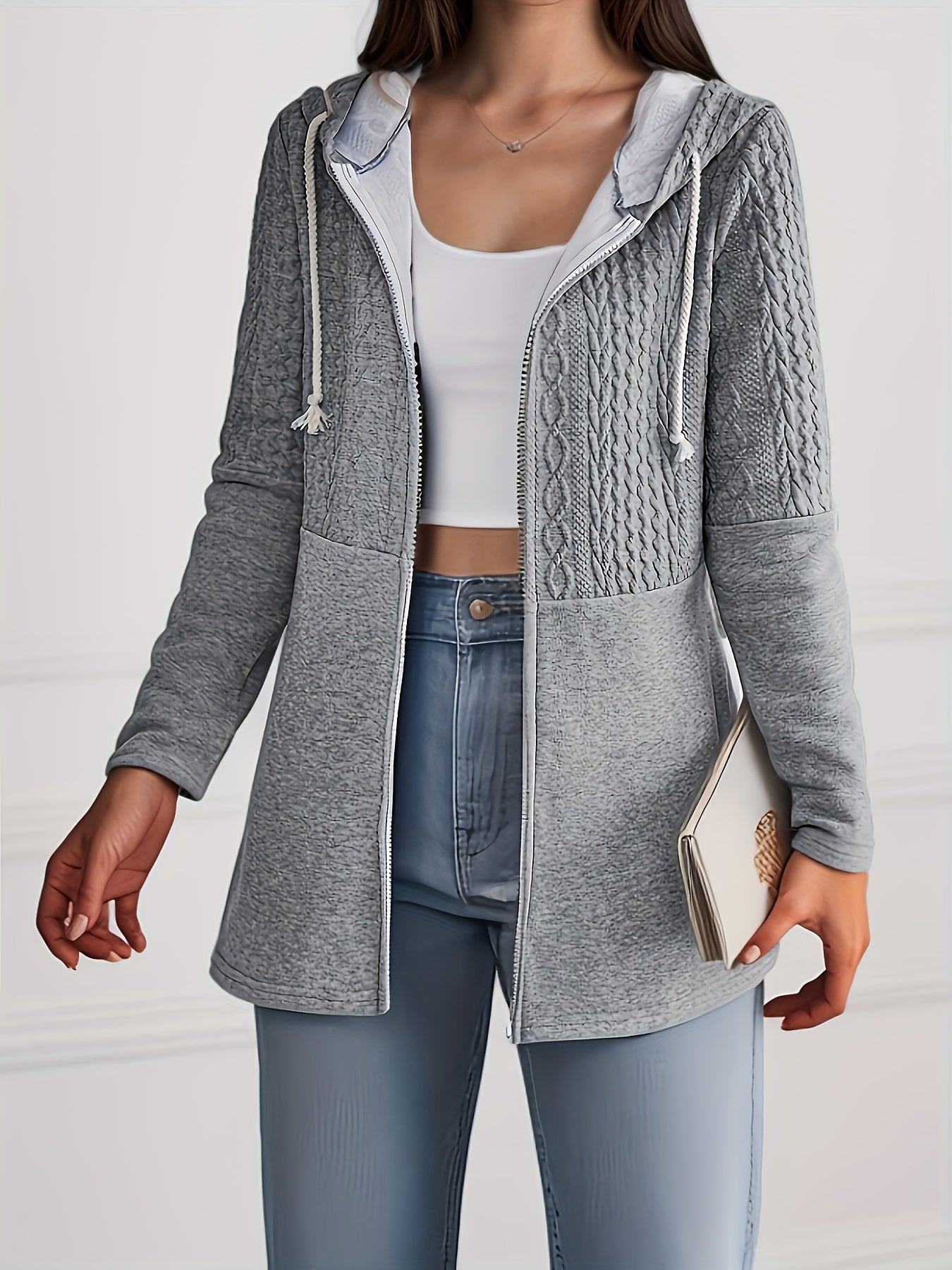 Luna | Knitted Hoodie Jacket