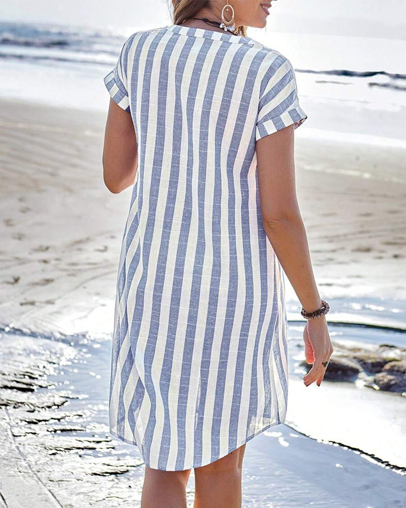 NOELLE™ | Chic Striped Summer Dress