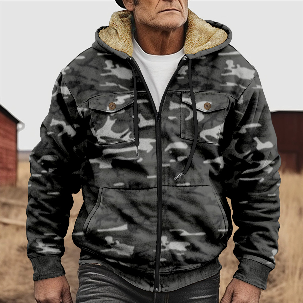 Axton | Durable Camo Outdoor Jacket