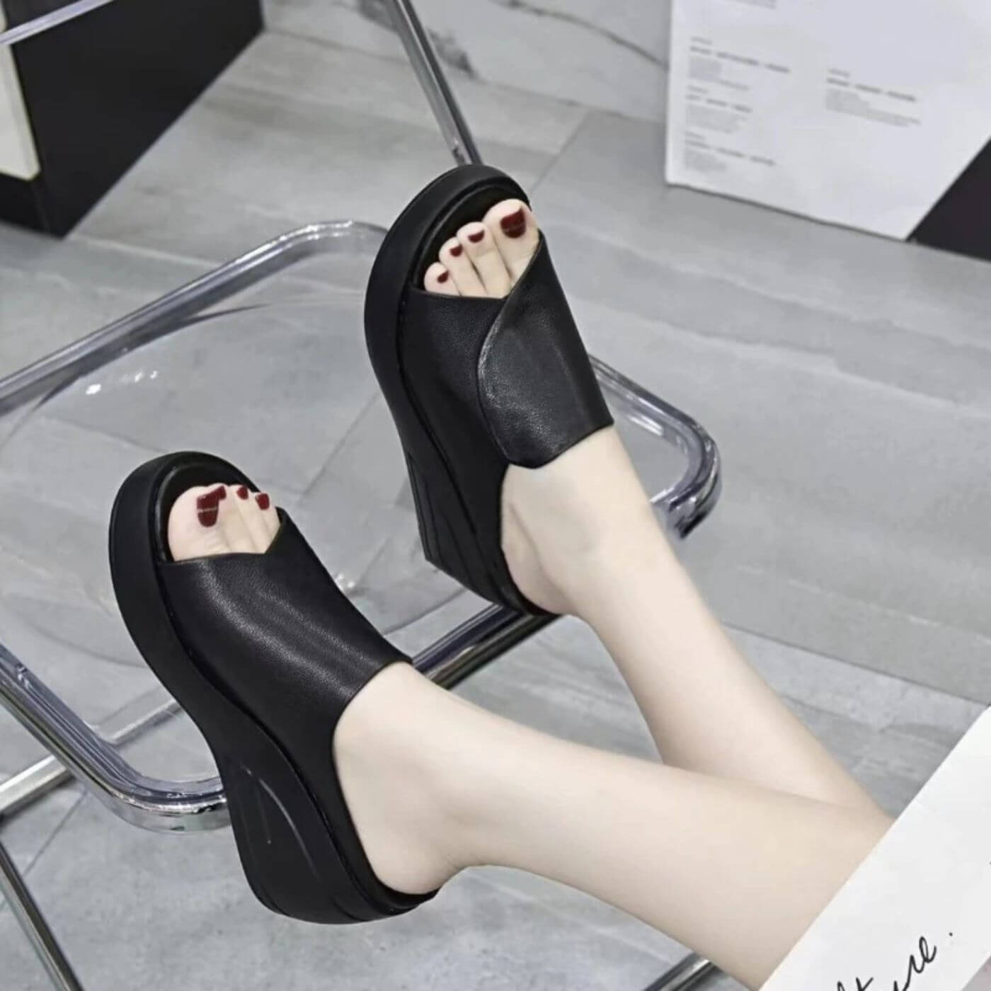 Eliza™ | Orthopedic Slip-on Wedge Sandals