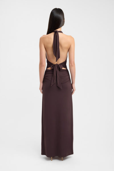 Sariah™ | Elegant Halter Maxi Dress