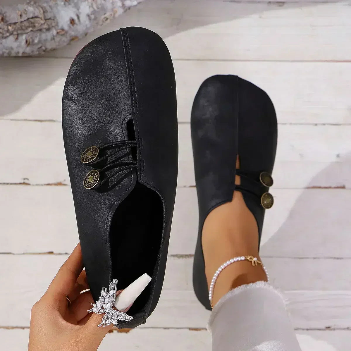 Lydia | Soft Suede Orthopedic Slippers