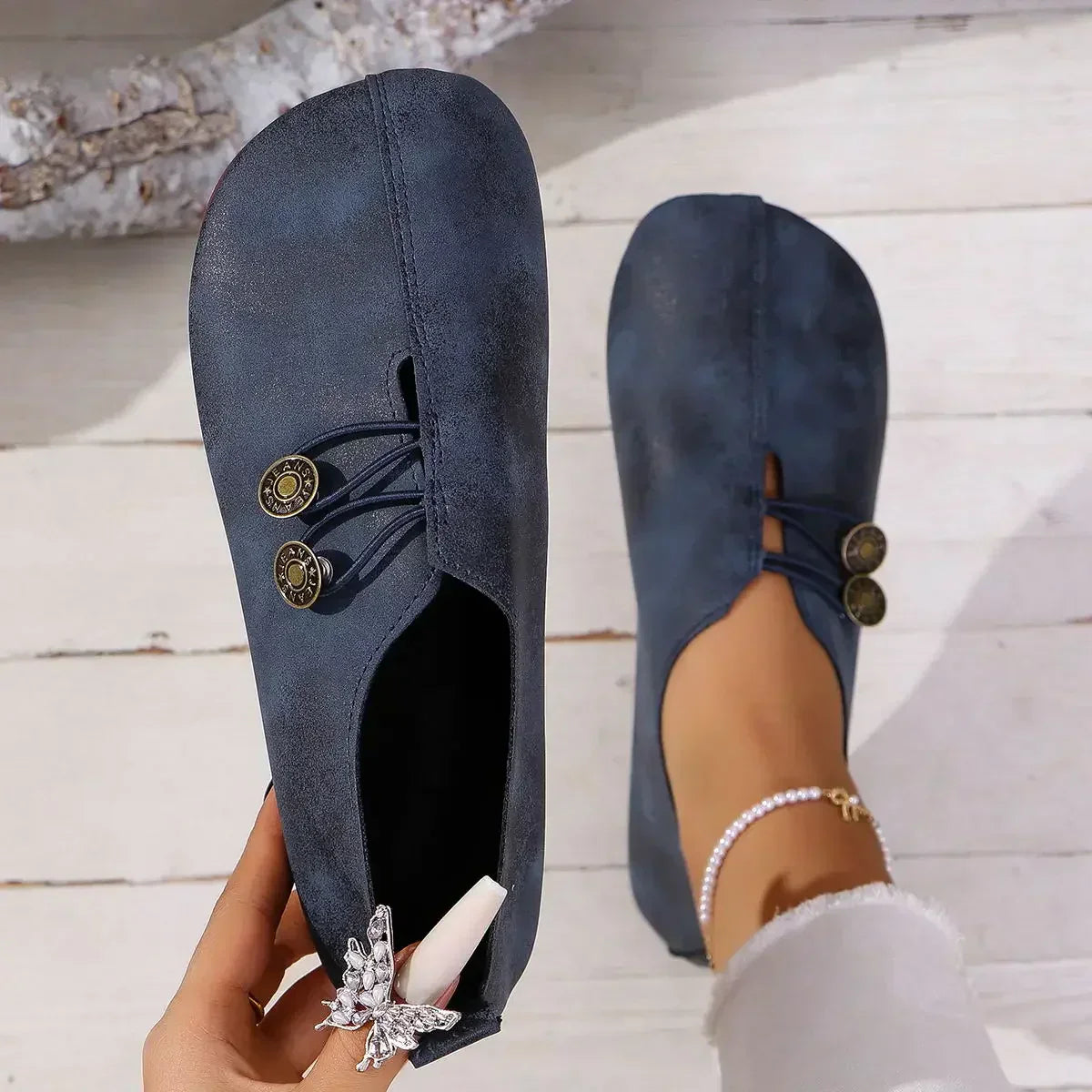 Lydia | Soft Suede Orthopedic Slippers