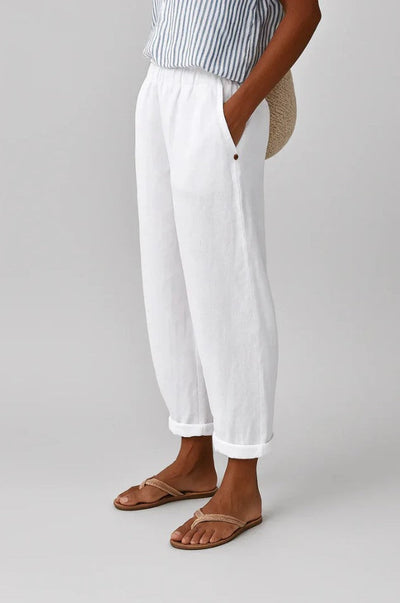 Sharona | Timeless Linen-Cotton Trousers