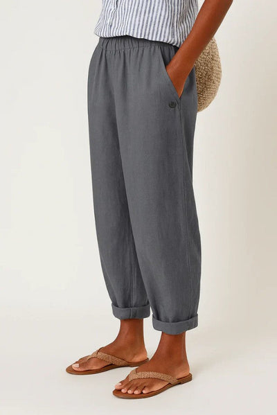 Sharona | Timeless Linen-Cotton Trousers
