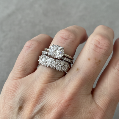 Vintage Brilliance Ring Set