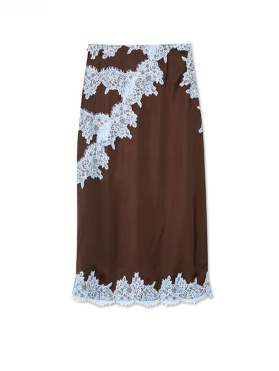 Marisse™ | Elegant Lace Panel Top & Skirt Set