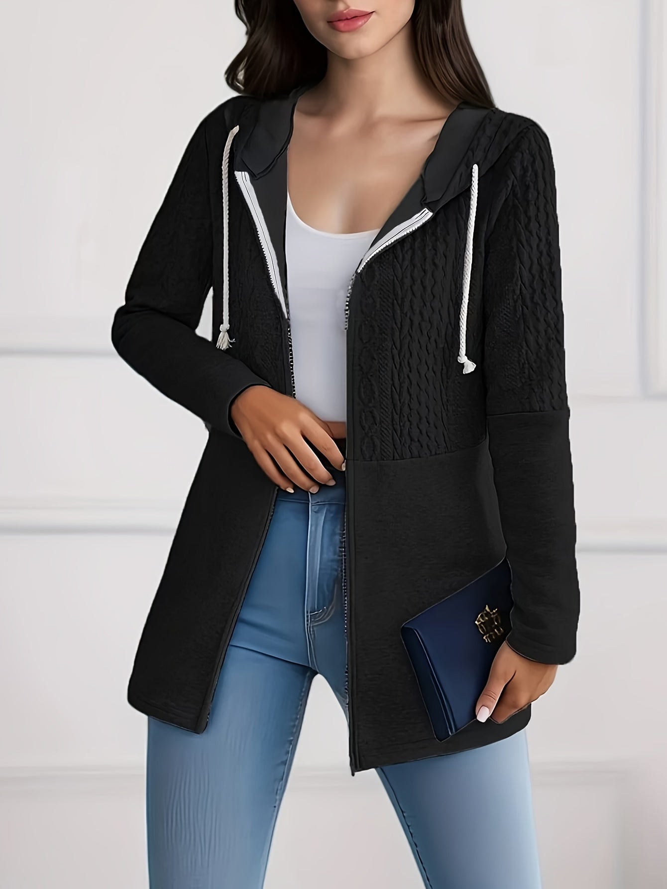 Luna | Knitted Hoodie Jacket