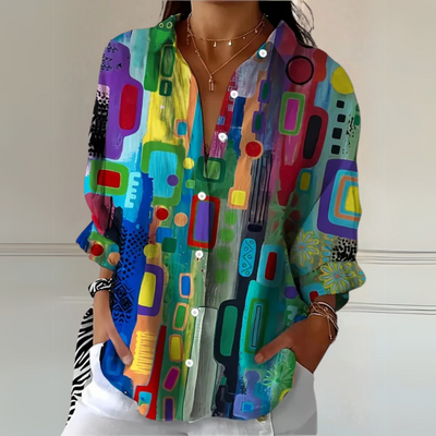 Erivya™ | Refined Pattern Blouse