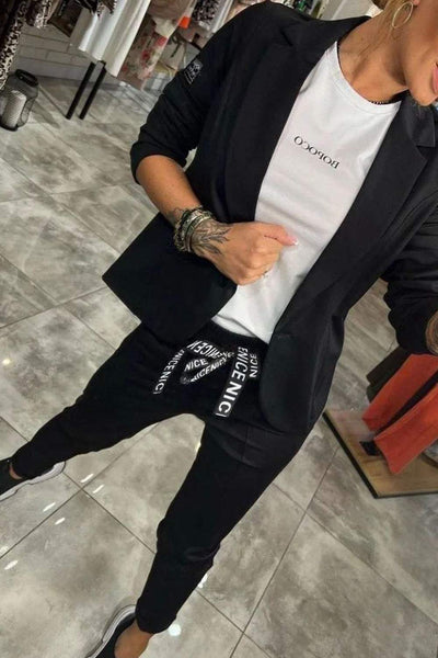 Fenna™ | Relaxed Solid Color Two-Piece Set for Women