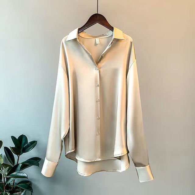 Ava™ | Elegant Satin Blouse